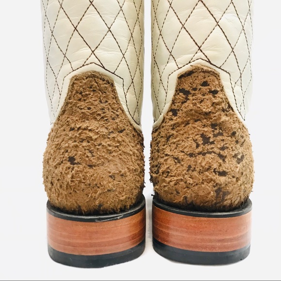 SOLD!!!! Ariat Square Toe Cowboy Boots RARE STYLE - Picture 4 of 8